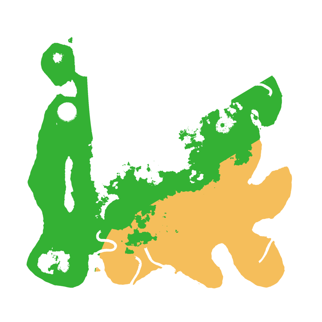 Biome Rust Map: Procedural Map, Size: 3000, Seed: 1360520484