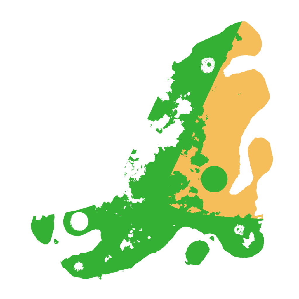 Biome Rust Map: Procedural Map, Size: 3000, Seed: 4654