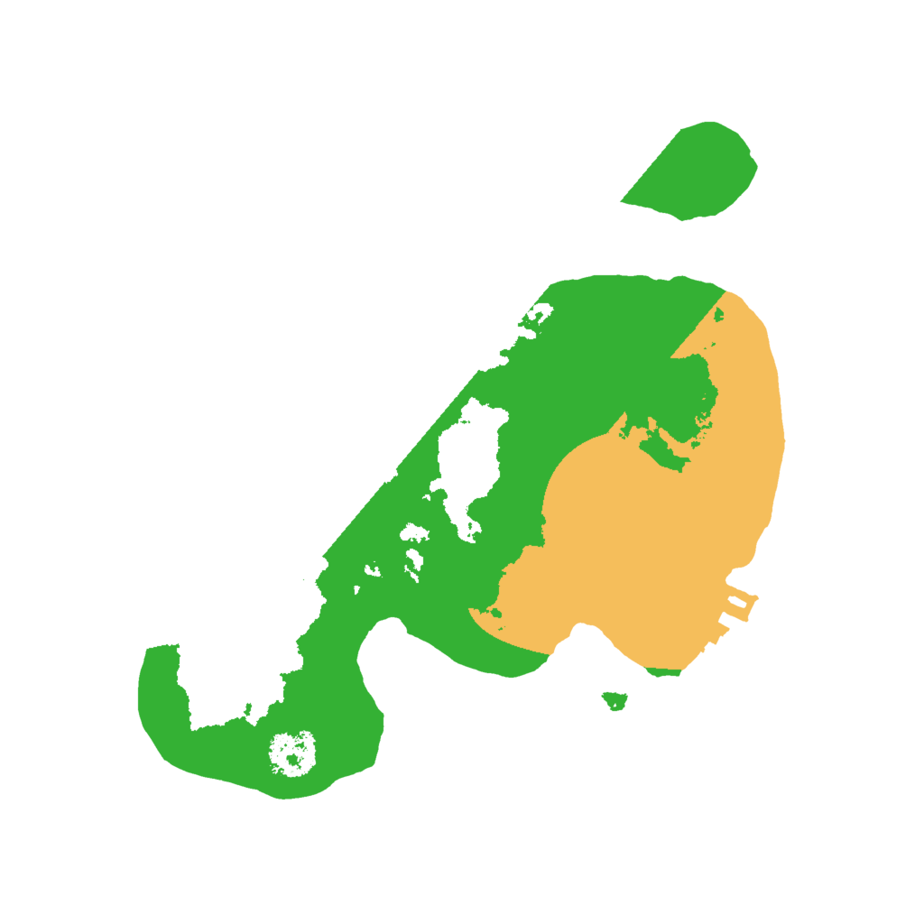 Biome Rust Map: Procedural Map, Size: 2000, Seed: 19588