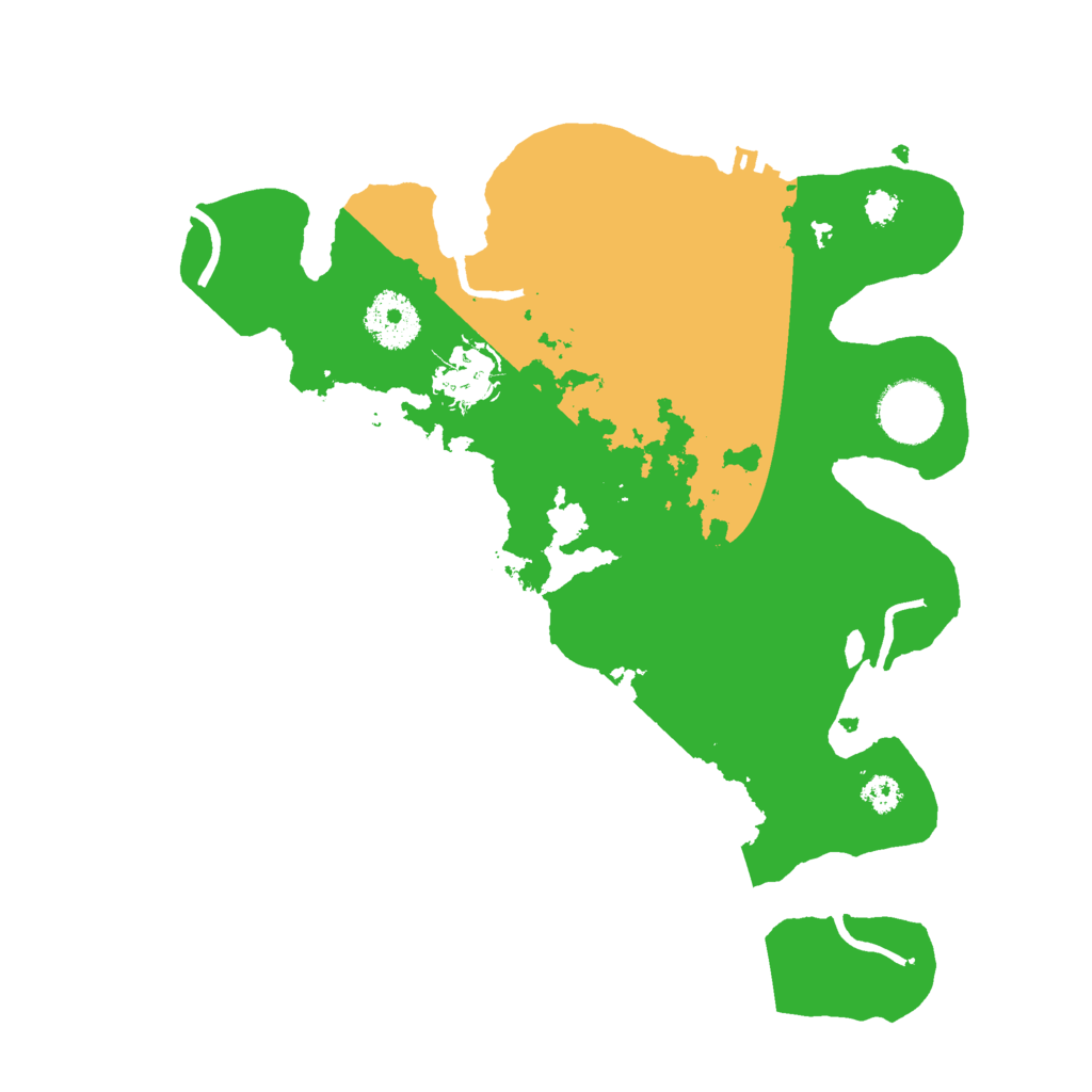 Biome Rust Map: Procedural Map, Size: 3000, Seed: 25848