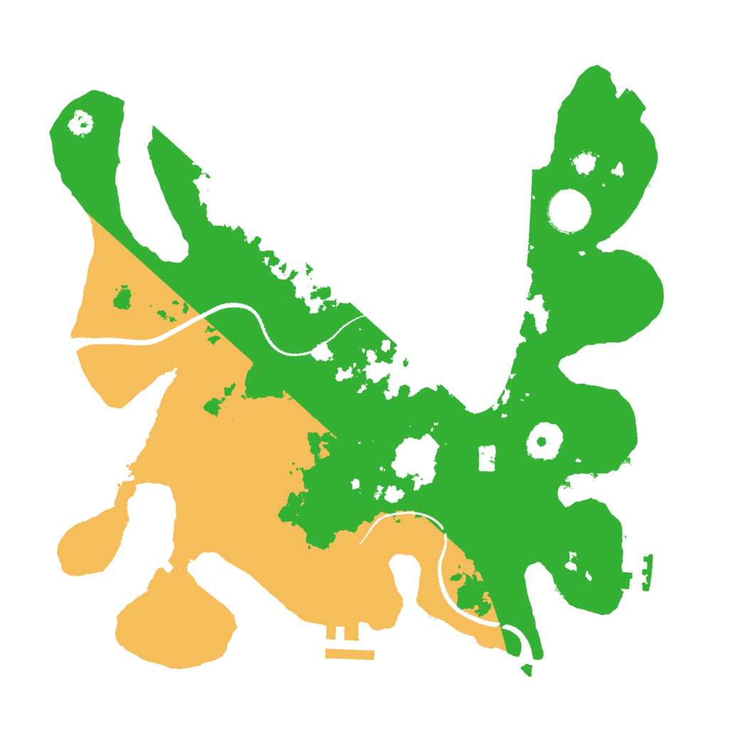 Biome Rust Map: Procedural Map, Size: 3000, Seed: 2147135033