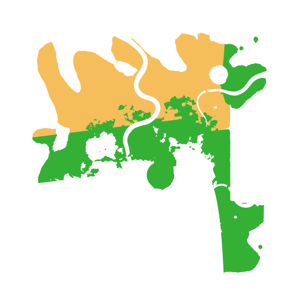Biome Rust Map: Procedural Map, Size: 3000, Seed: 28005