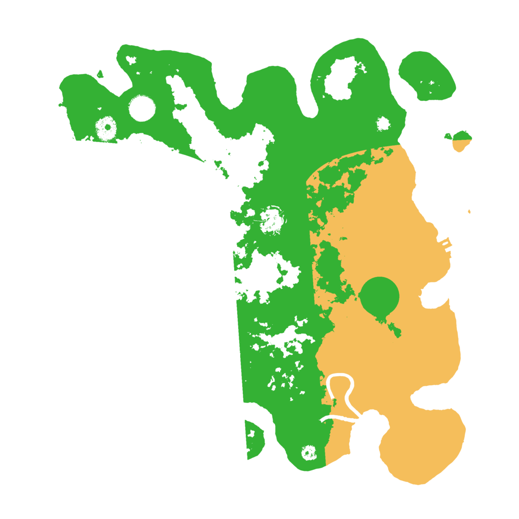 Biome Rust Map: Procedural Map, Size: 3497, Seed: 100