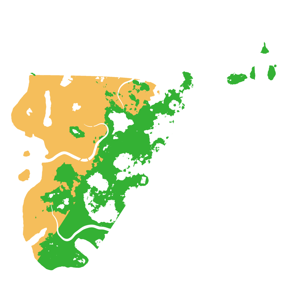 Biome Rust Map: Procedural Map, Size: 4500, Seed: 2061247351