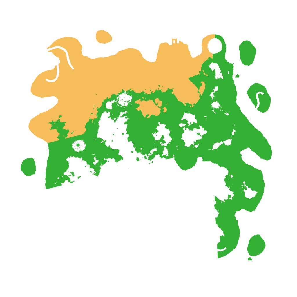 Biome Rust Map: Procedural Map, Size: 3600, Seed: 629593949