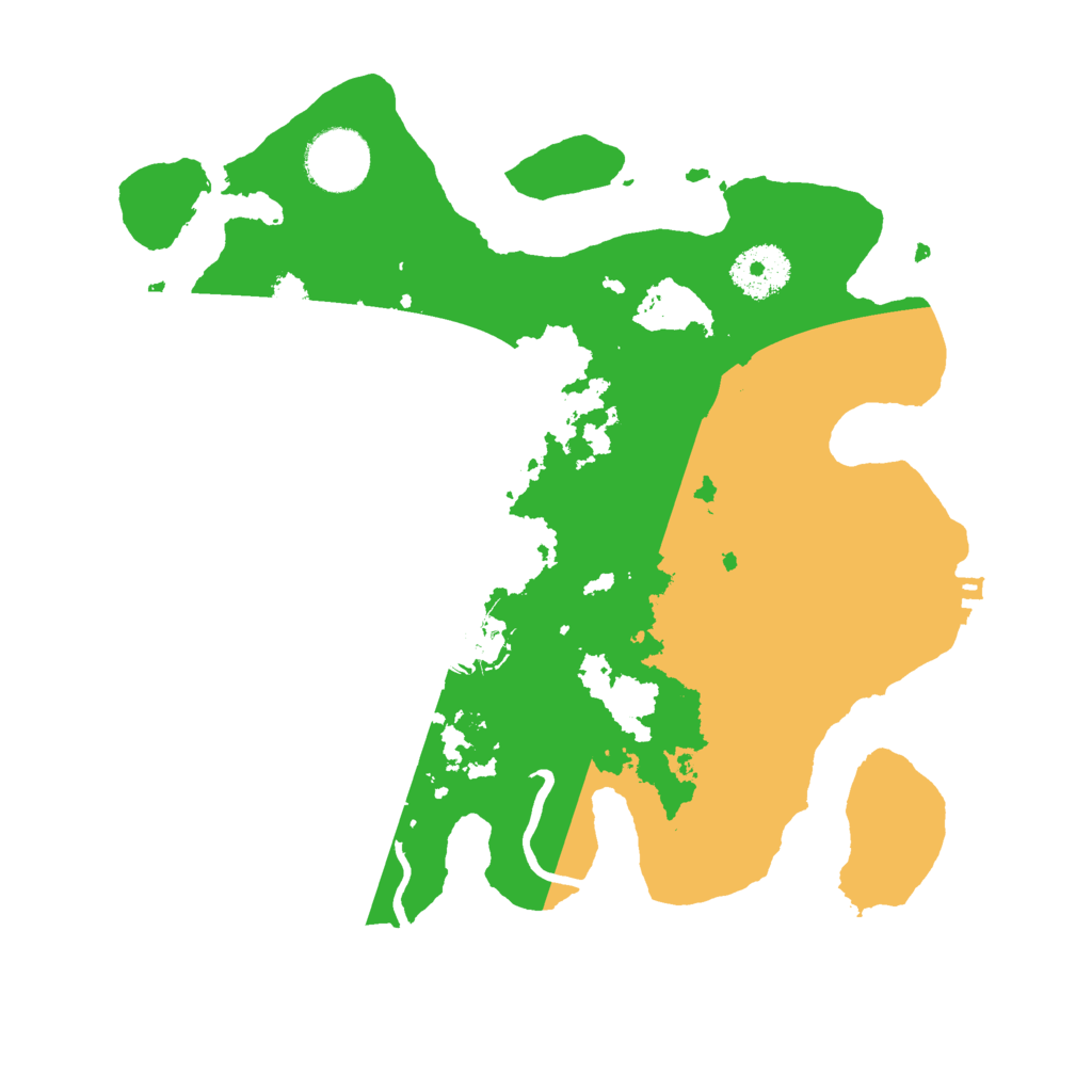 Biome Rust Map: Procedural Map, Size: 3000, Seed: 24761