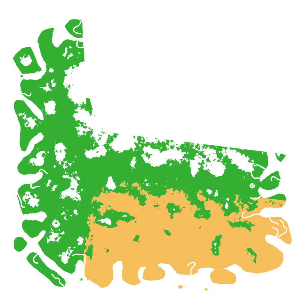 Biome Rust Map: Procedural Map, Size: 6000, Seed: 729907235