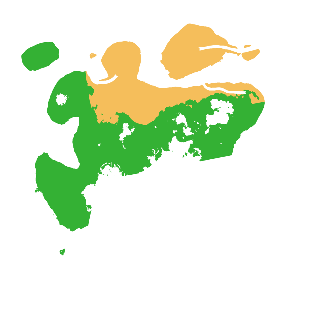 Biome Rust Map: Procedural Map, Size: 2500, Seed: 1231934381