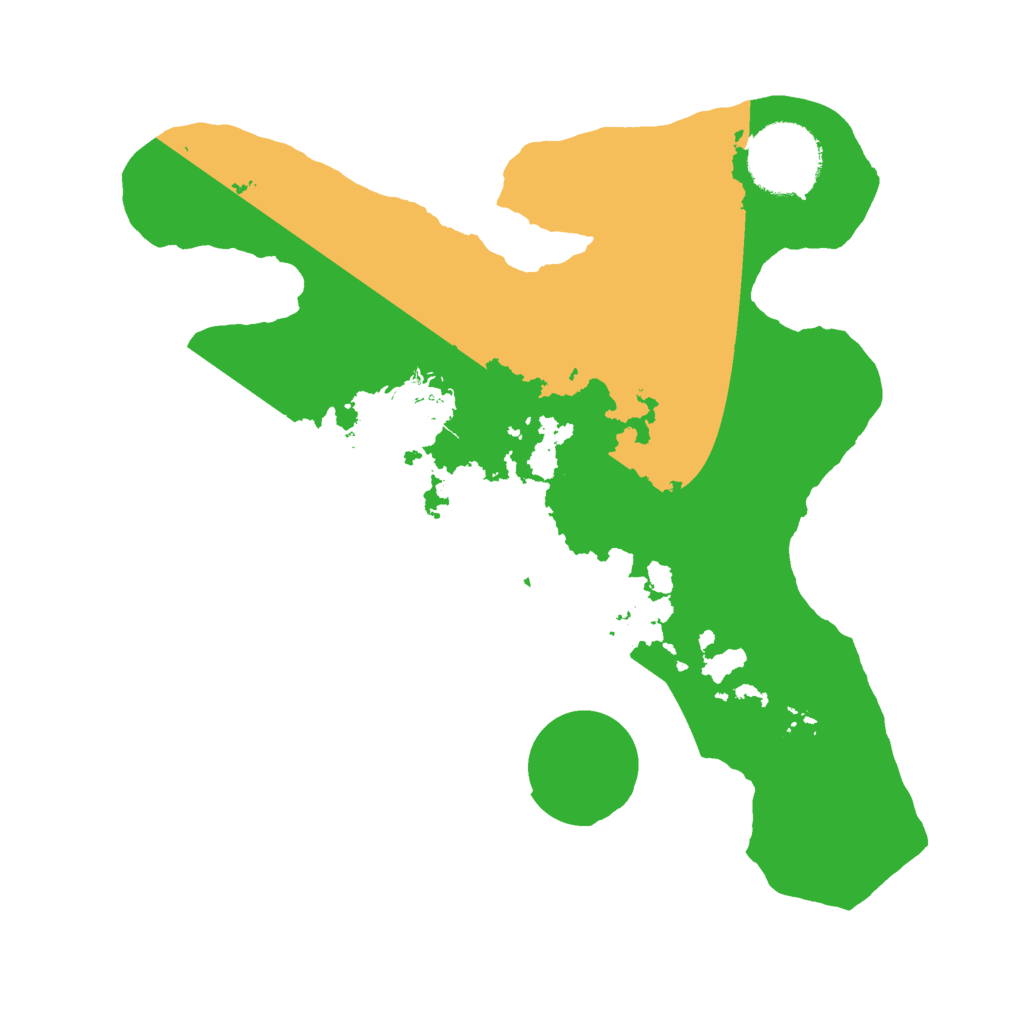 Biome Rust Map: Barren, Size: 2500, Seed: 45673