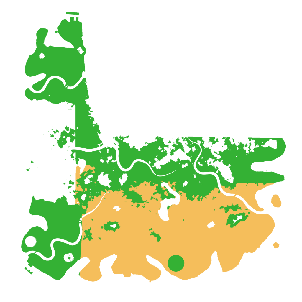 Biome Rust Map: Procedural Map, Size: 4800, Seed: 2092003830