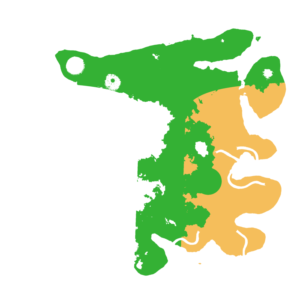 Biome Rust Map: Procedural Map, Size: 3000, Seed: 654615