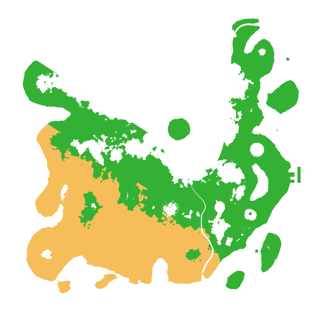 Biome Rust Map: Procedural Map, Size: 4000, Seed: 1008162564