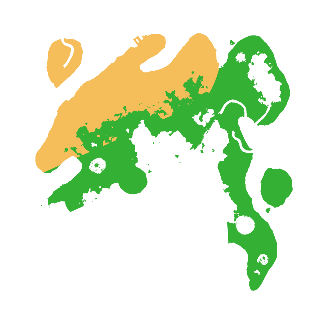 Biome Rust Map: Procedural Map, Size: 3000, Seed: 389597078