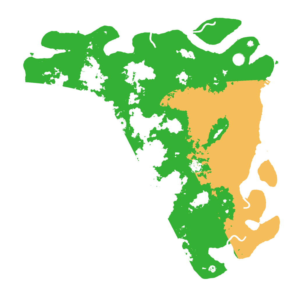 Biome Rust Map: Procedural Map, Size: 4300, Seed: 893623028