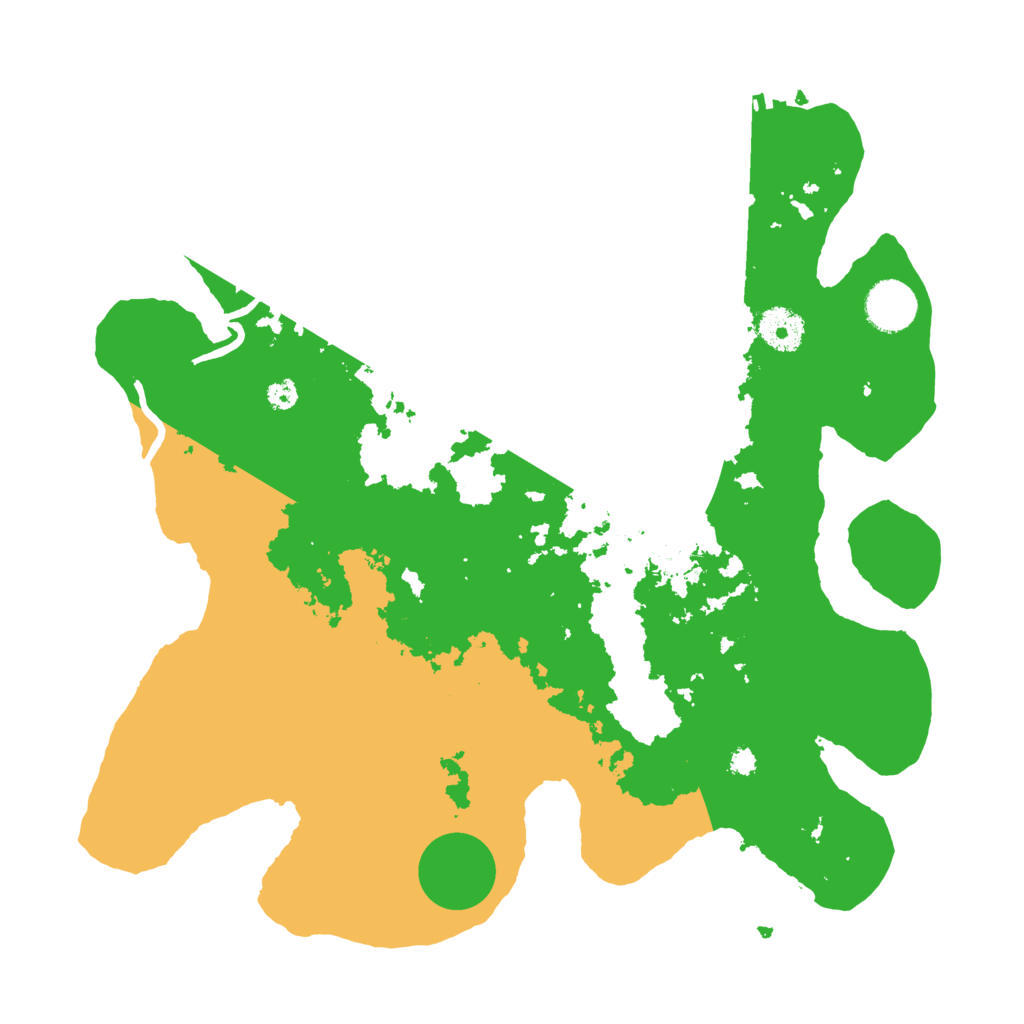 Biome Rust Map: Procedural Map, Size: 3500, Seed: 1183250500