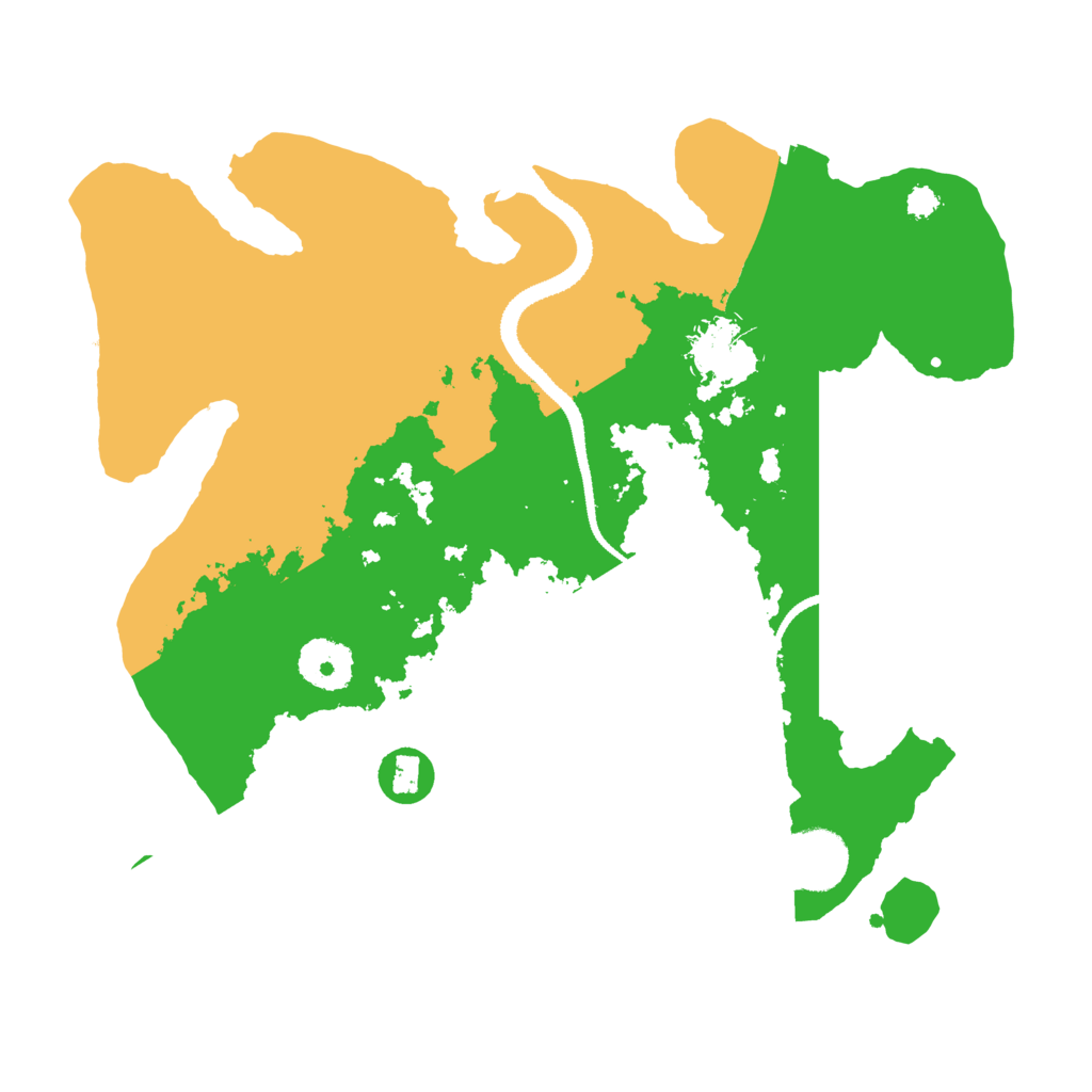 Biome Rust Map: Procedural Map, Size: 3100, Seed: 56