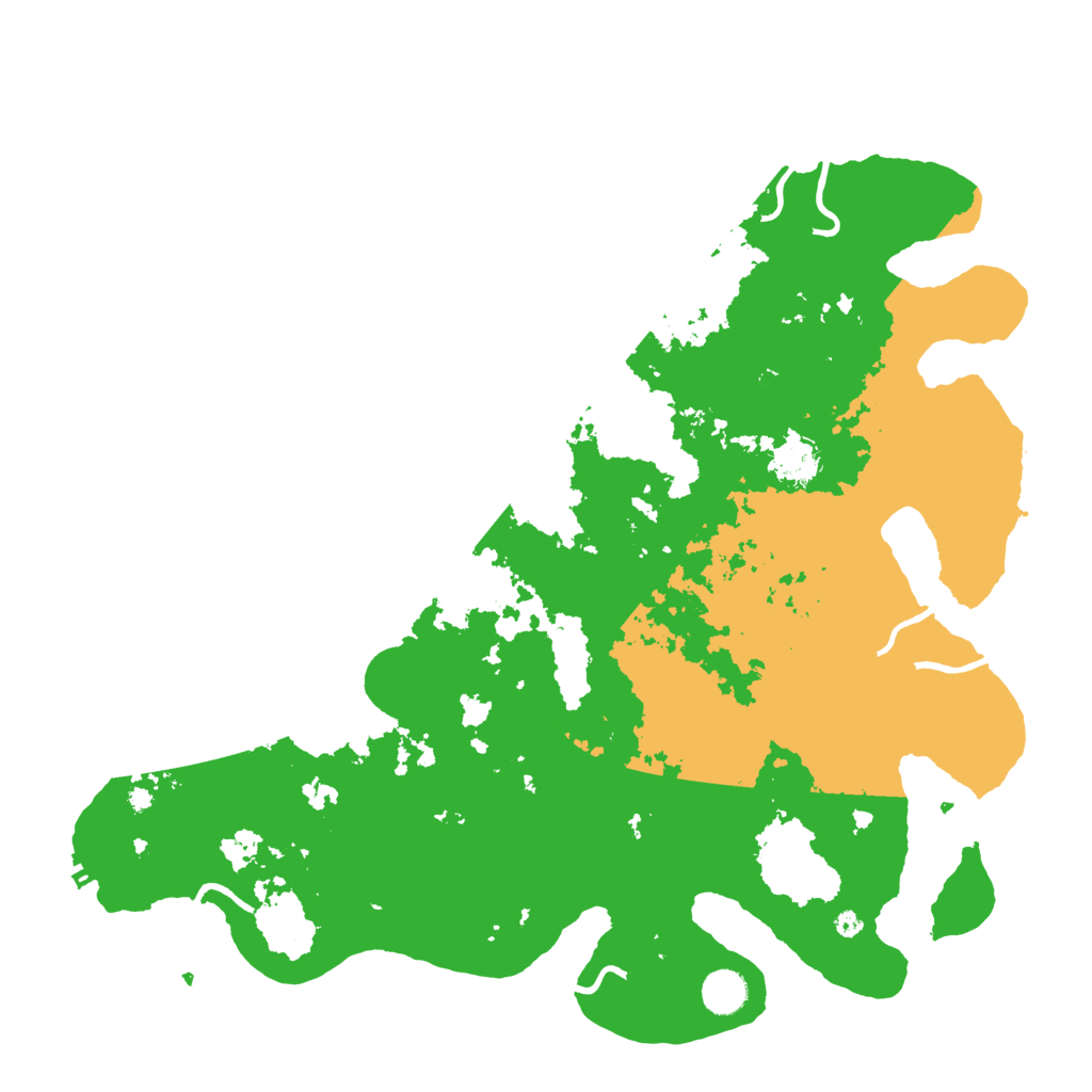 Biome Rust Map: Procedural Map, Size: 4250, Seed: 574015401