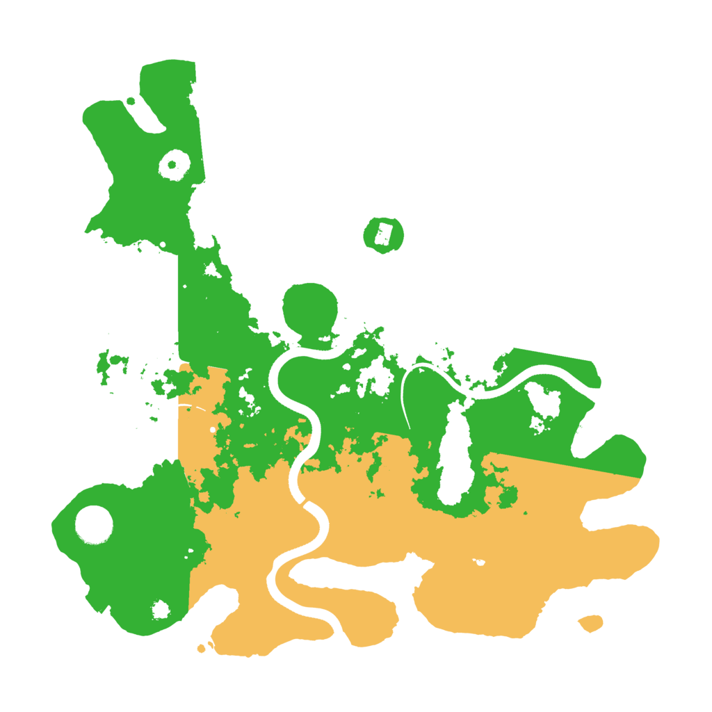 Biome Rust Map: Procedural Map, Size: 3500, Seed: 20220626
