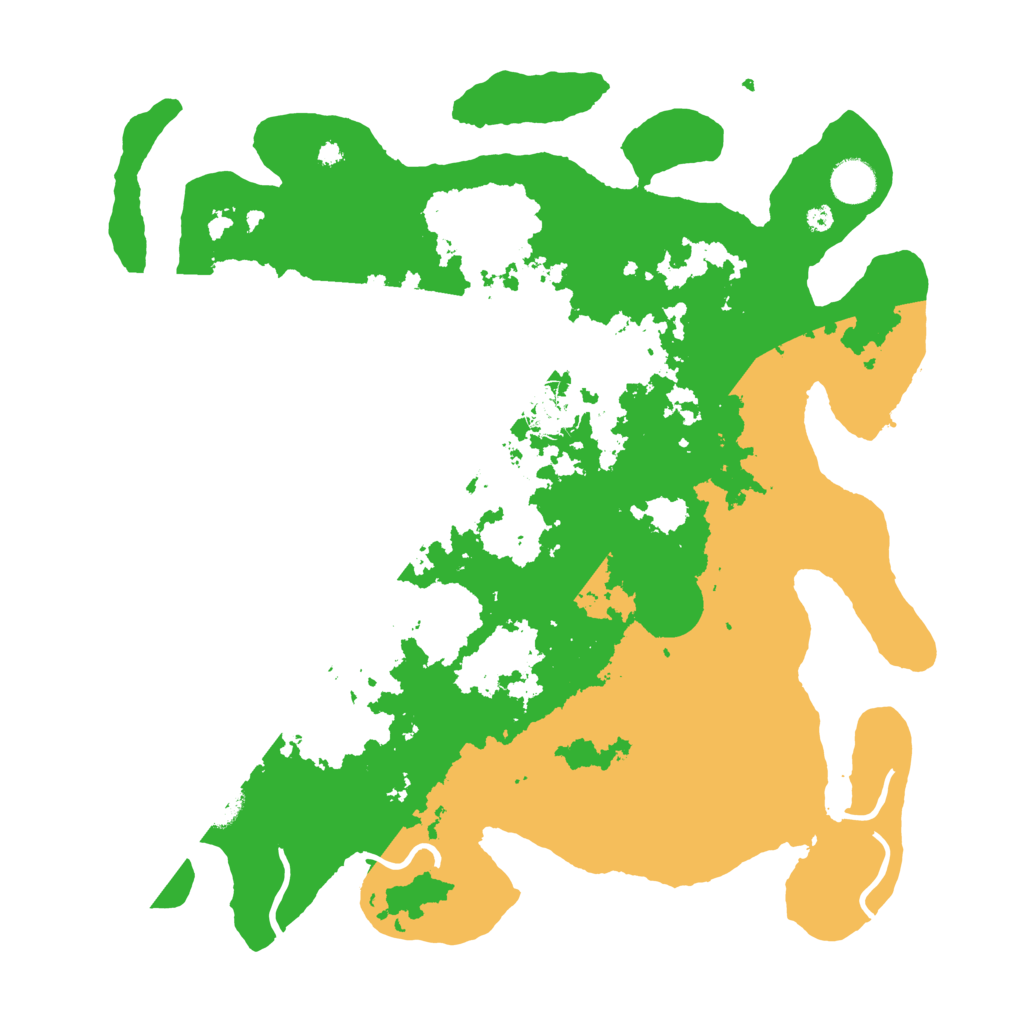 Biome Rust Map: Procedural Map, Size: 4000, Seed: 1222945