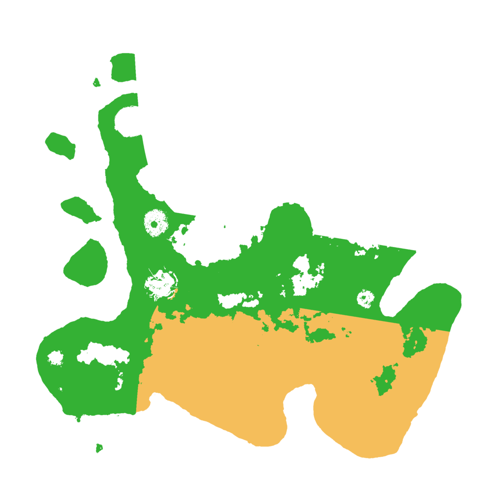 Biome Rust Map: Procedural Map, Size: 3000, Seed: 381352226