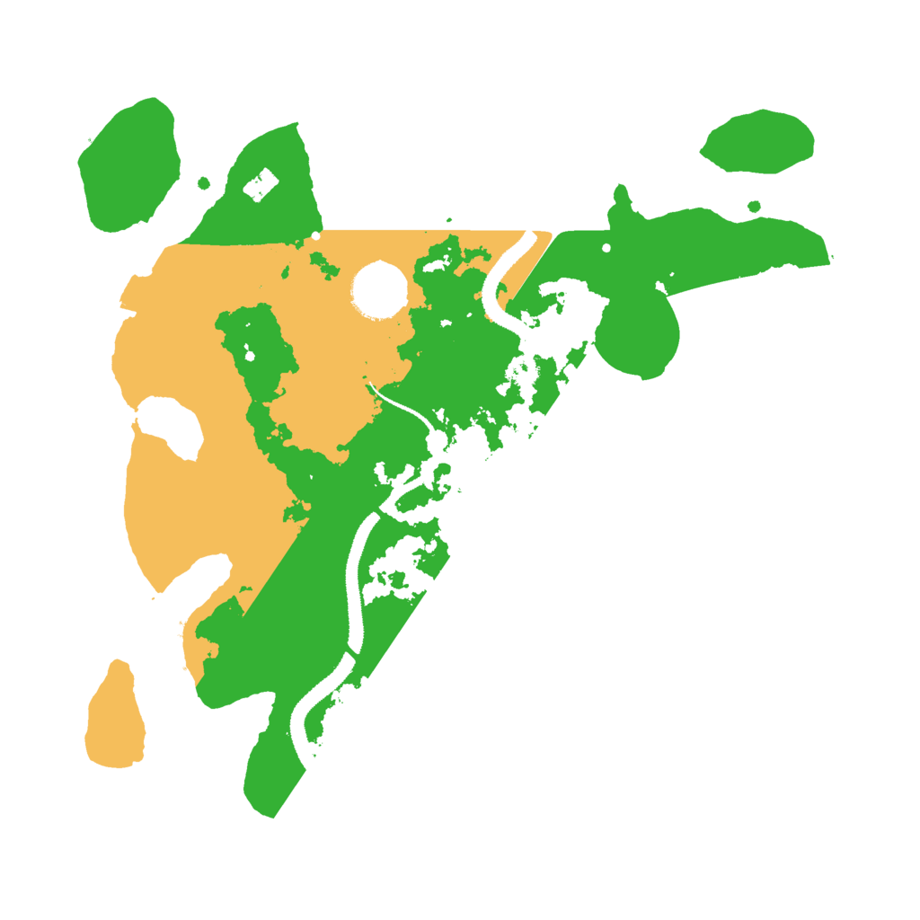 Biome Rust Map: Procedural Map, Size: 3000, Seed: 20520