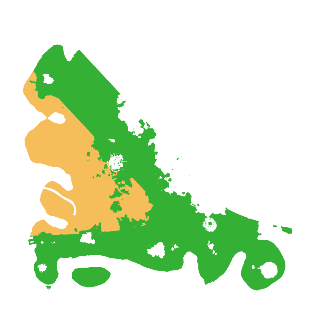 Biome Rust Map: Procedural Map, Size: 3500, Seed: 616228304