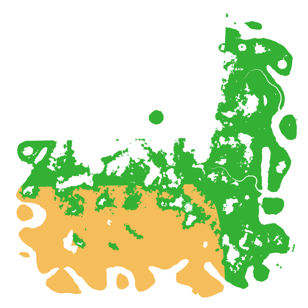 Biome Rust Map: Procedural Map, Size: 6000, Seed: 32625833