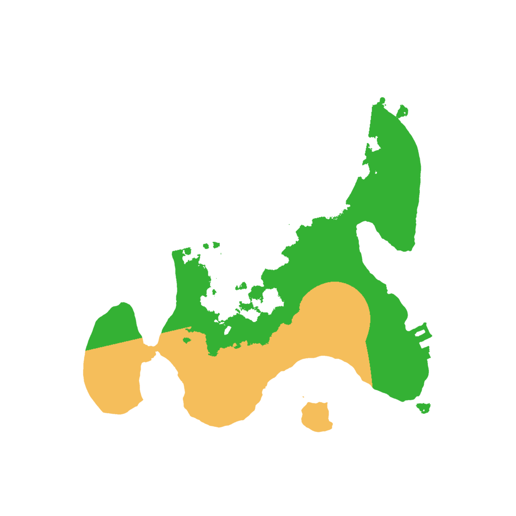 Biome Rust Map: Procedural Map, Size: 2000, Seed: 754765163