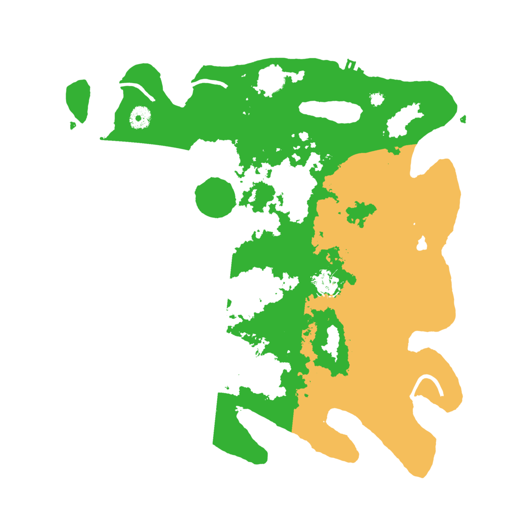 Biome Rust Map: Procedural Map, Size: 3500, Seed: 1540688204