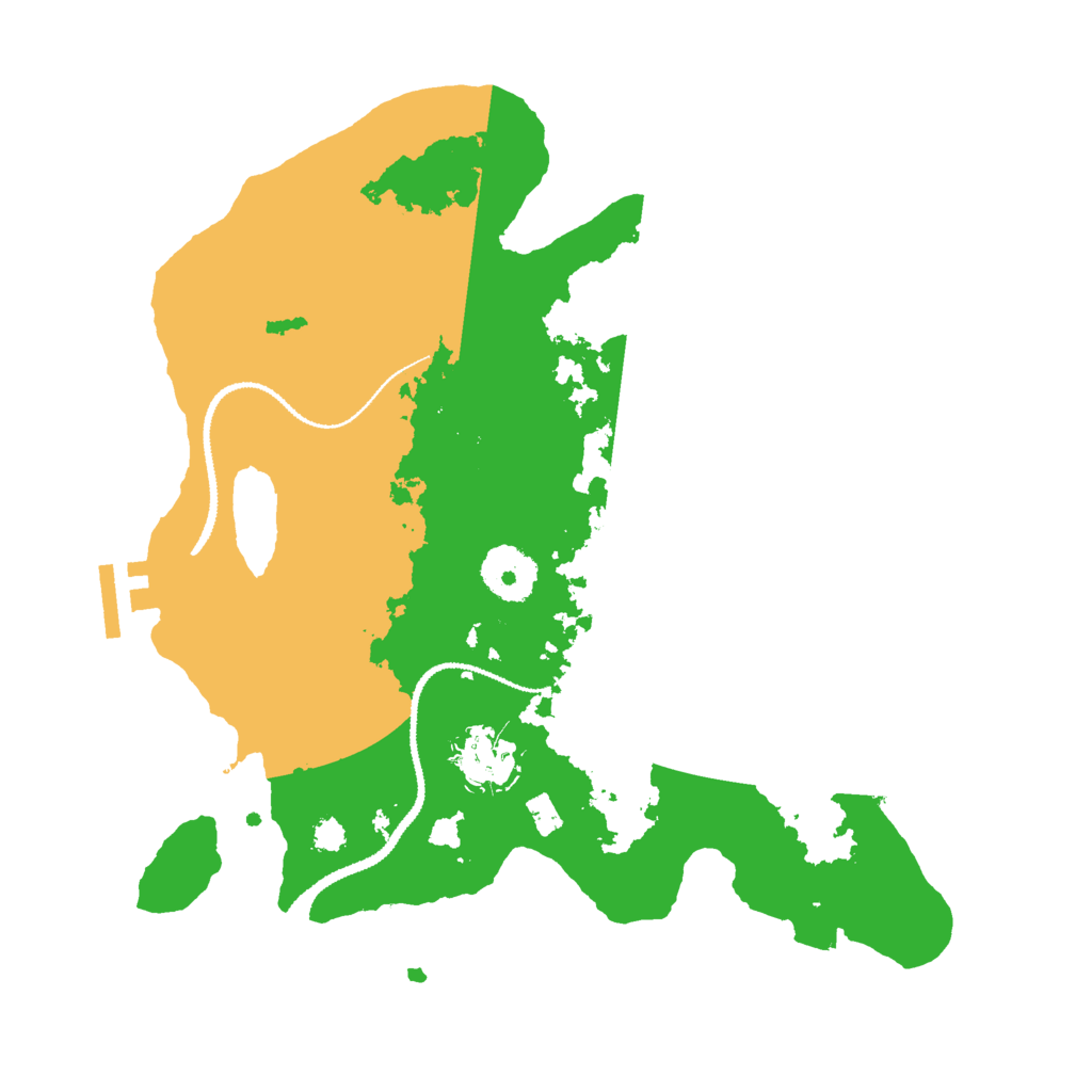 Biome Rust Map: Procedural Map, Size: 3000, Seed: 1049