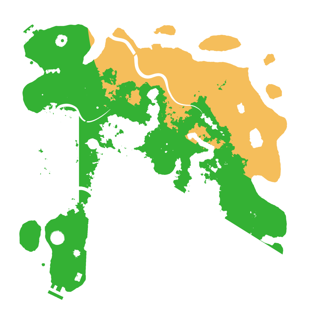 Biome Rust Map: Procedural Map, Size: 4000, Seed: 297103