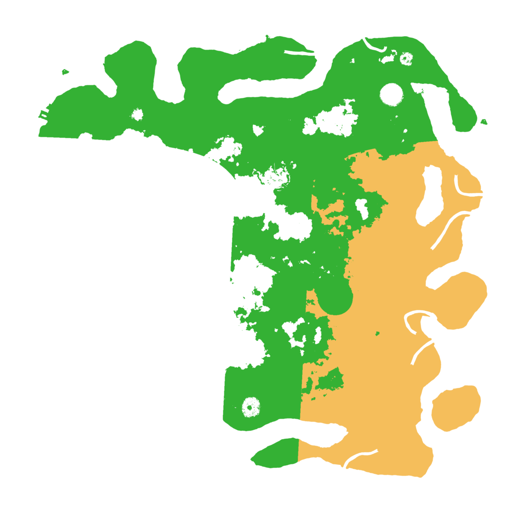 Biome Rust Map: Procedural Map, Size: 4000, Seed: 437524