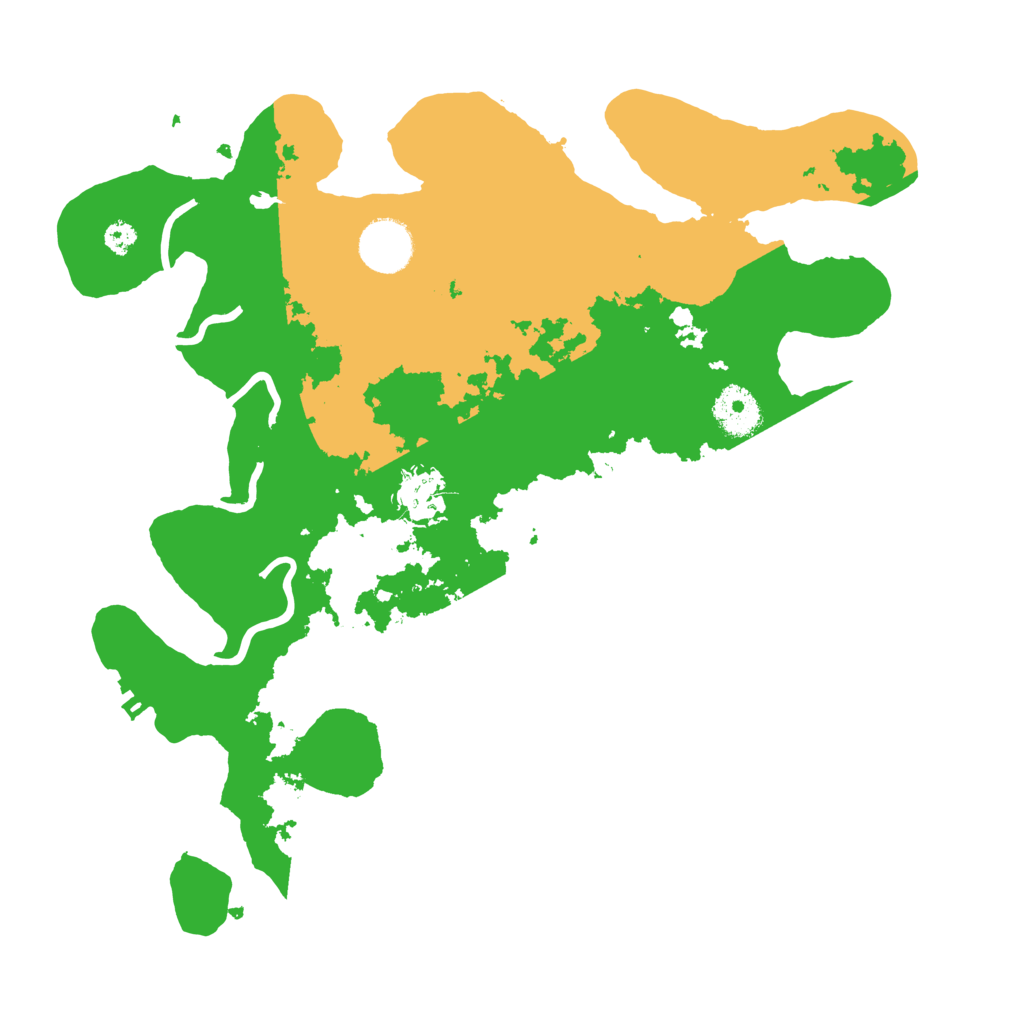 Biome Rust Map: Procedural Map, Size: 3350, Seed: 311017