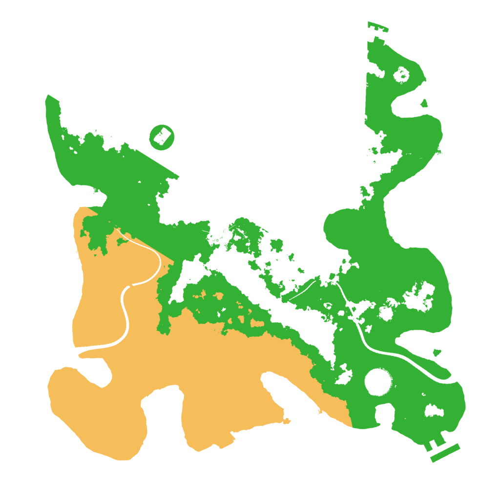Biome Rust Map: Procedural Map, Size: 3250, Seed: 1459660694