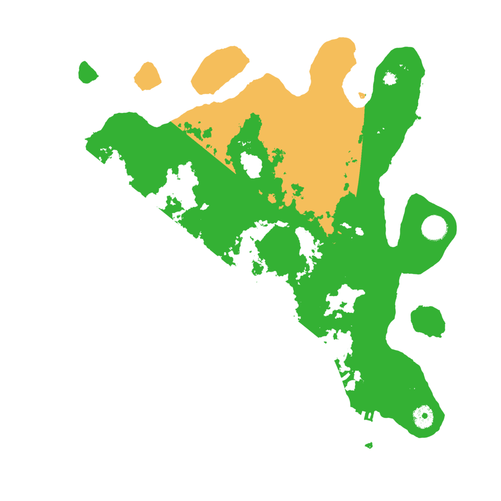 Biome Rust Map: Procedural Map, Size: 3500, Seed: 1121