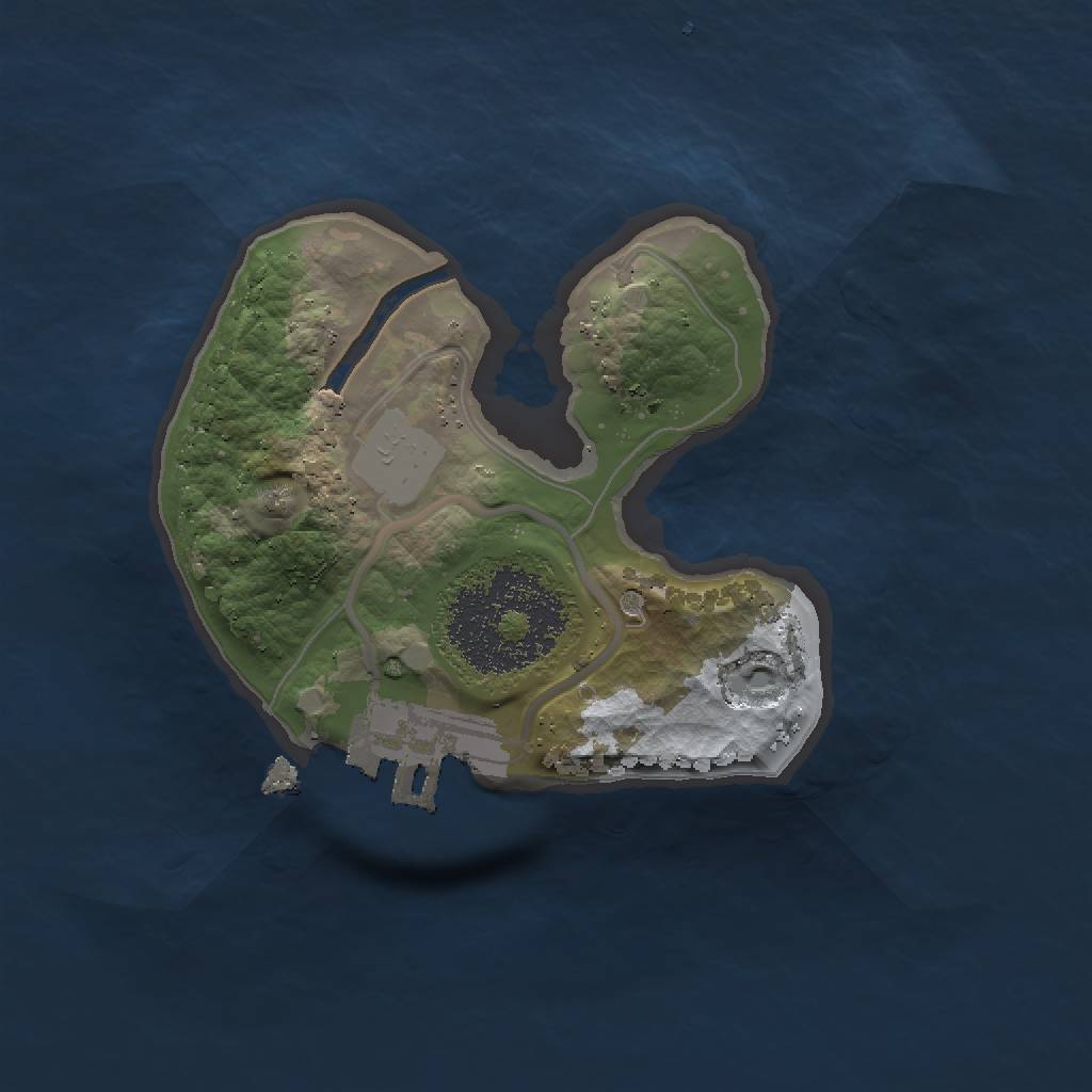 Rust Map: Procedural Map, Size: 1500, Seed: 1500, 5 Monuments