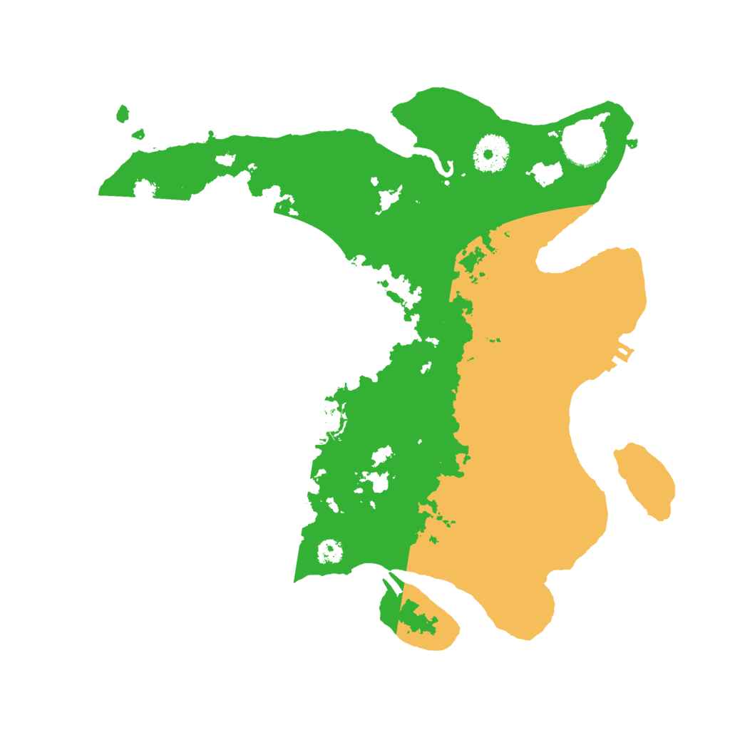 Biome Rust Map: Procedural Map, Size: 3000, Seed: 14508