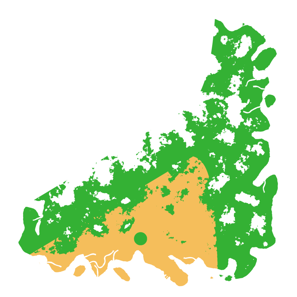 Biome Rust Map: Procedural Map, Size: 6000, Seed: 12527061