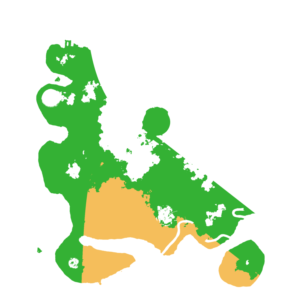 Biome Rust Map: Procedural Map, Size: 3000, Seed: 3928
