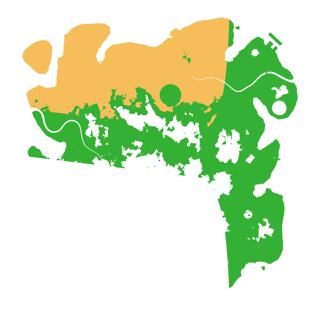 Biome Rust Map: Procedural Map, Size: 3850, Seed: 1703771009