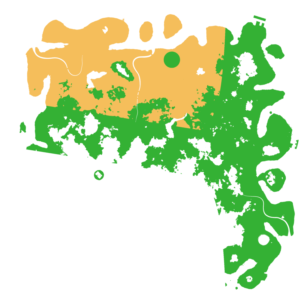 Biome Rust Map: Procedural Map, Size: 5000, Seed: 707