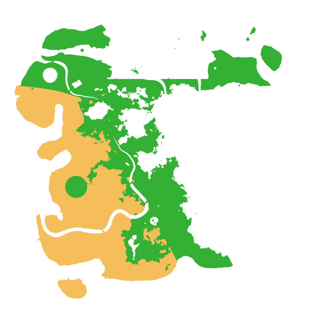 Biome Rust Map: Procedural Map, Size: 3800, Seed: 1390525971
