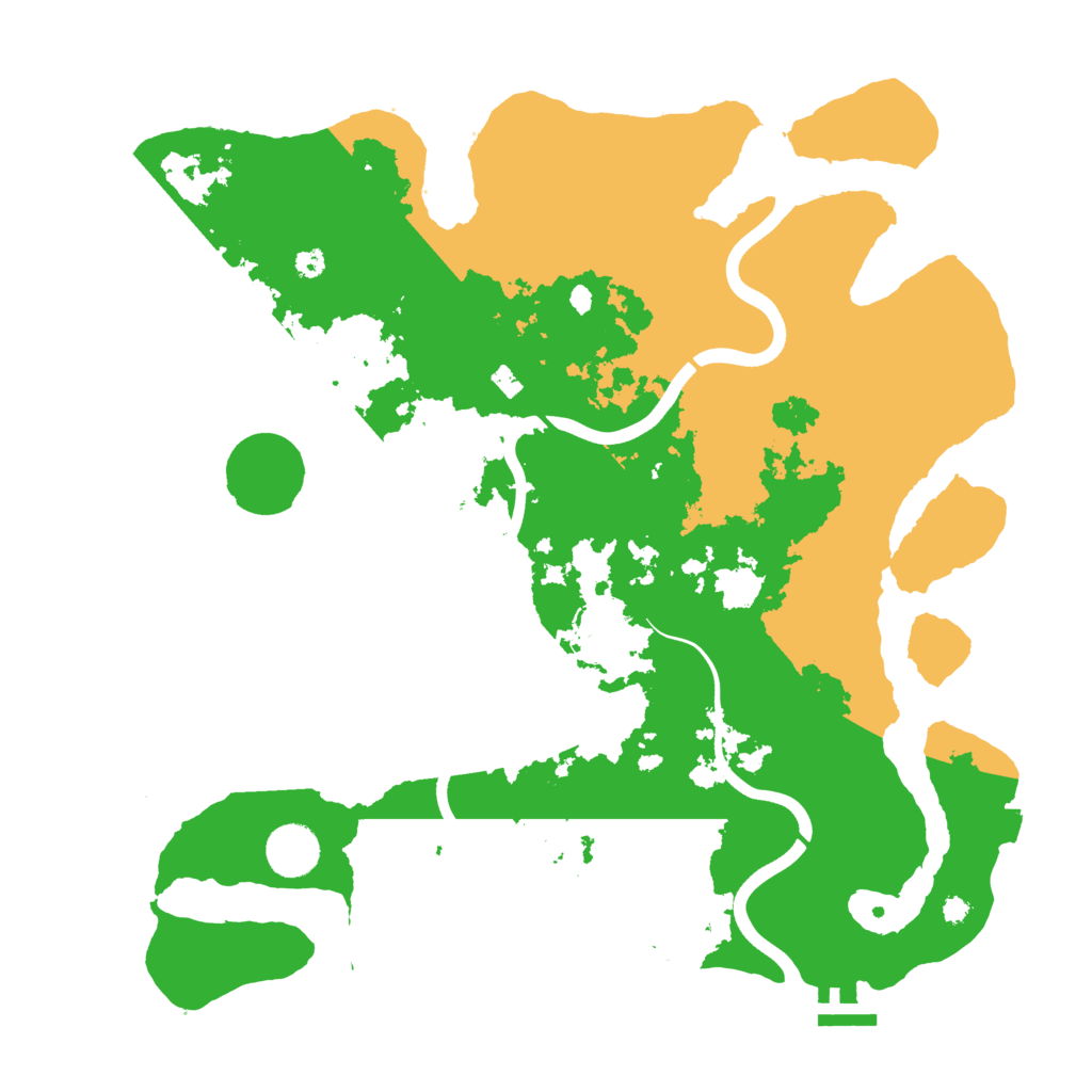 Biome Rust Map: Procedural Map, Size: 3750, Seed: 1715242382