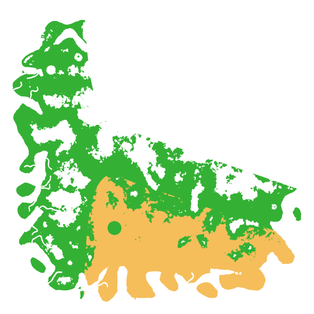 Biome Rust Map: Procedural Map, Size: 6000, Seed: 23567613