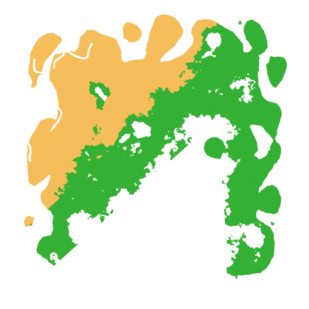 Biome Rust Map: Procedural Map, Size: 4000, Seed: 18883