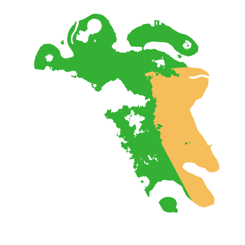 Biome Rust Map: Procedural Map, Size: 3000, Seed: 939248301