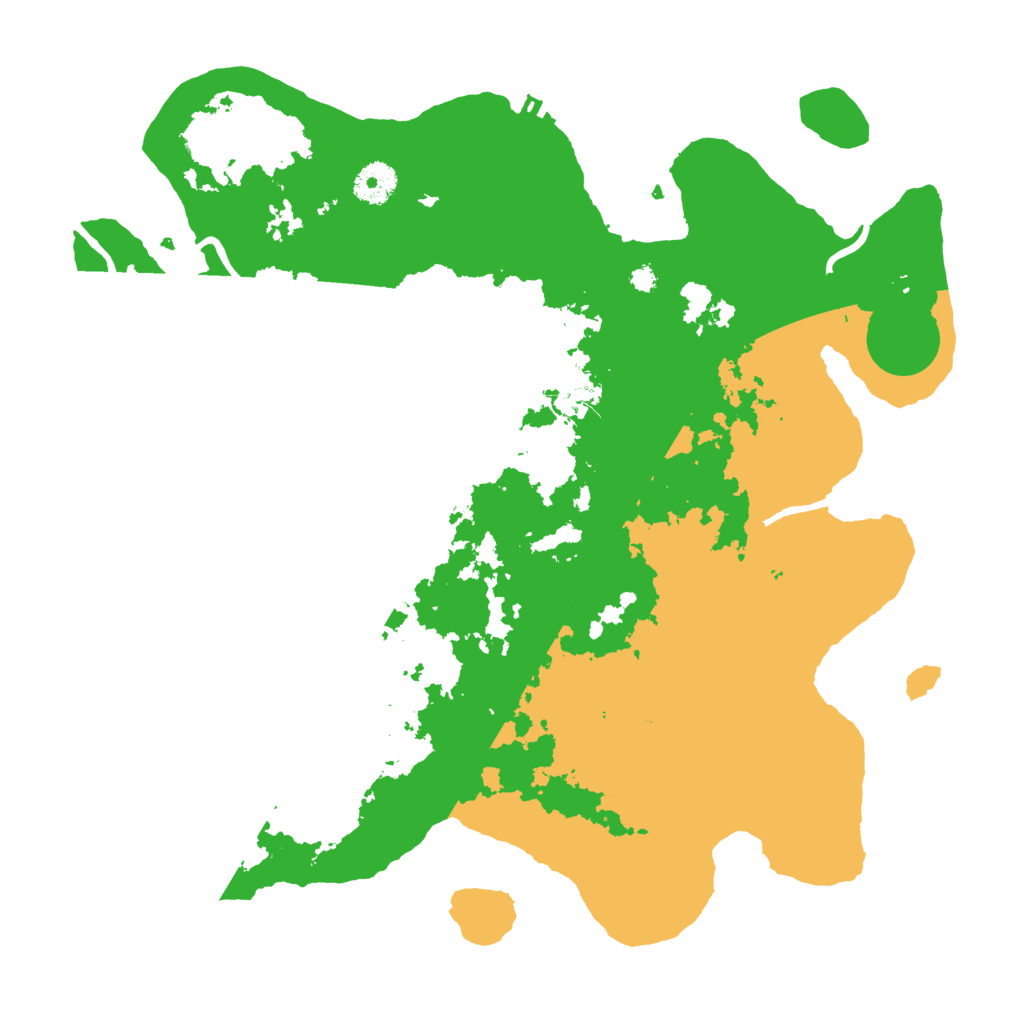 Biome Rust Map: Procedural Map, Size: 3700, Seed: 727093449