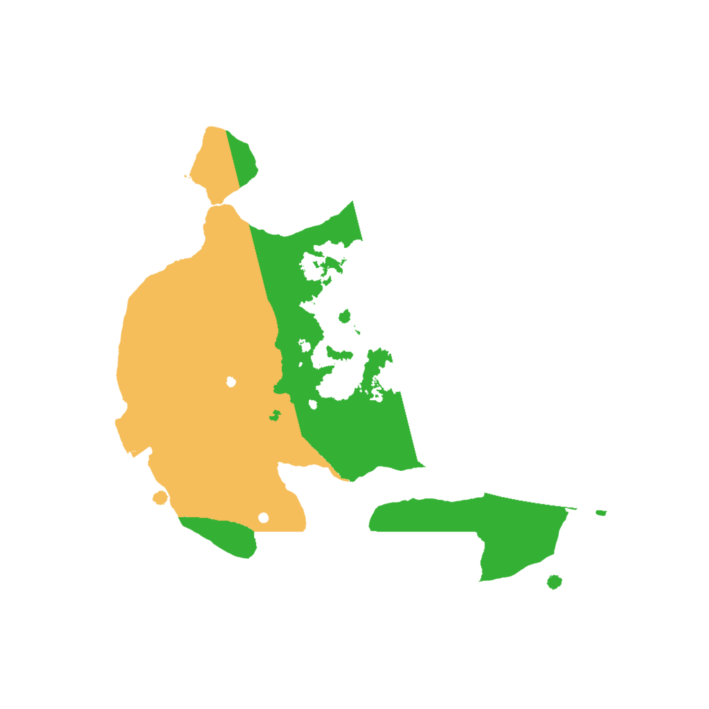 Biome Rust Map: Procedural Map, Size: 2000, Seed: 153552809