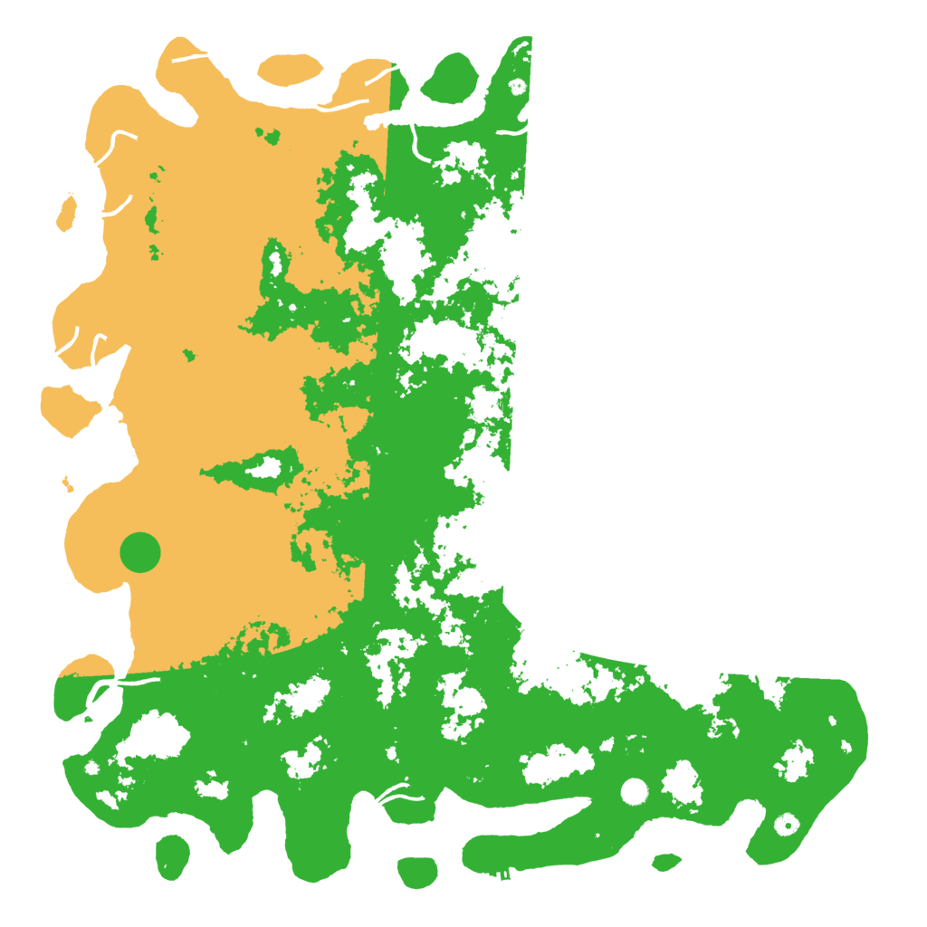 Biome Rust Map: Procedural Map, Size: 6000, Seed: 41279