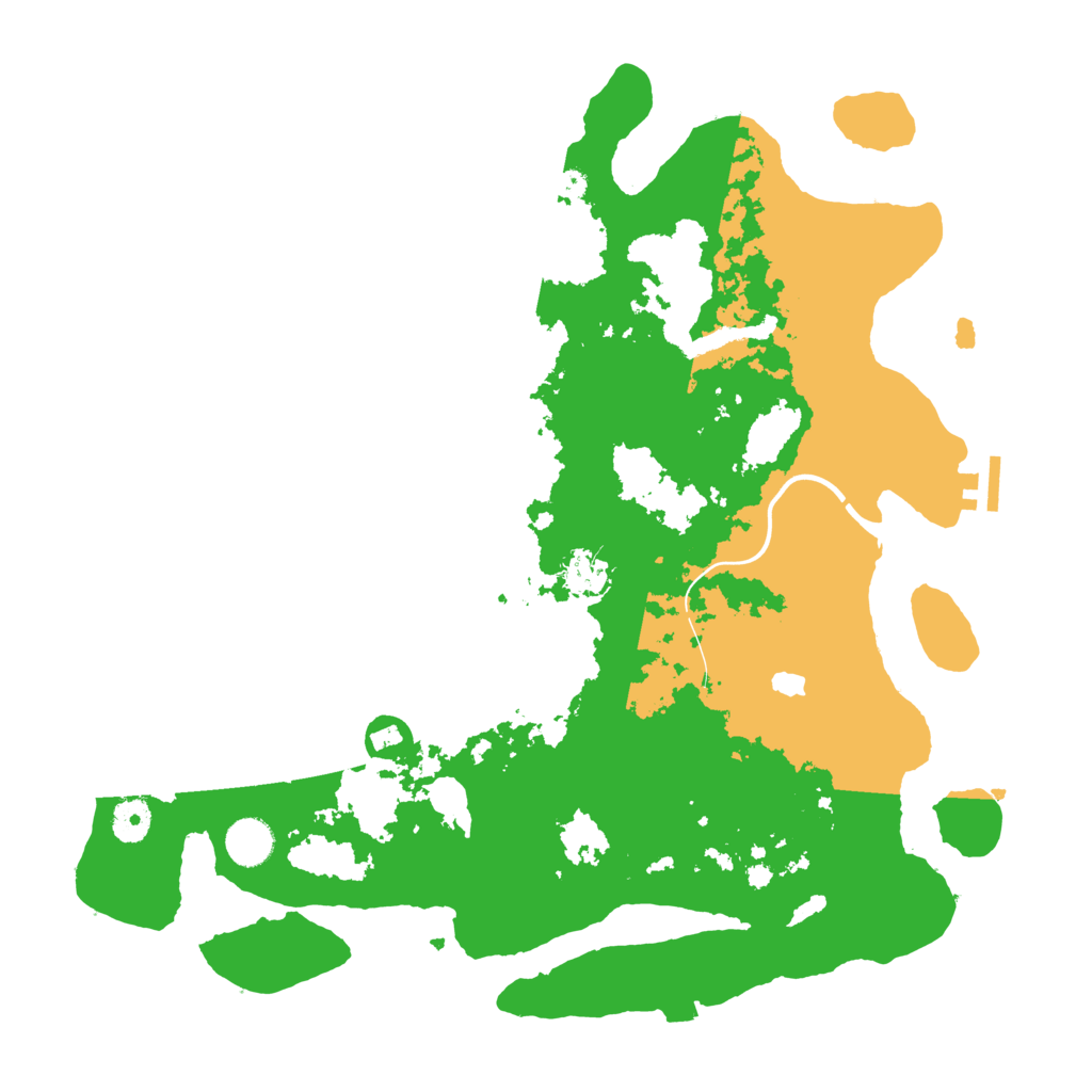 Biome Rust Map: Procedural Map, Size: 4000, Seed: 931369
